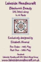 Lakeside Needlecraft Blackwork Beauty PDF cross stitch chart & kit options